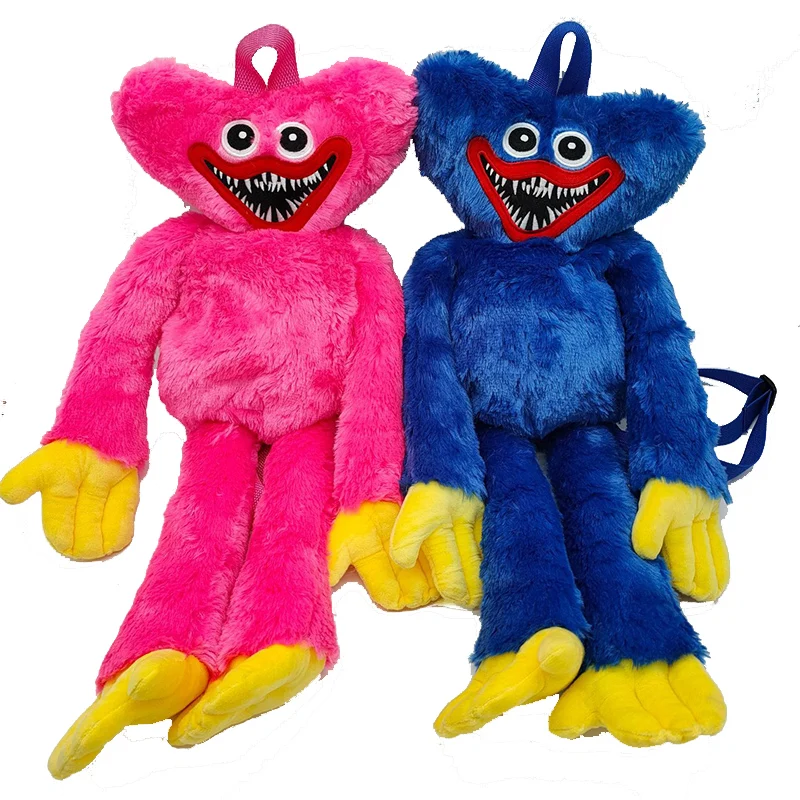 

Новинка, плюшевый рюкзак Huggy Wuggy для детей и взрослых, игрушка для мака, игра, ужас, плюшевая кукла, страшная игрушка, детский подарок на день р...