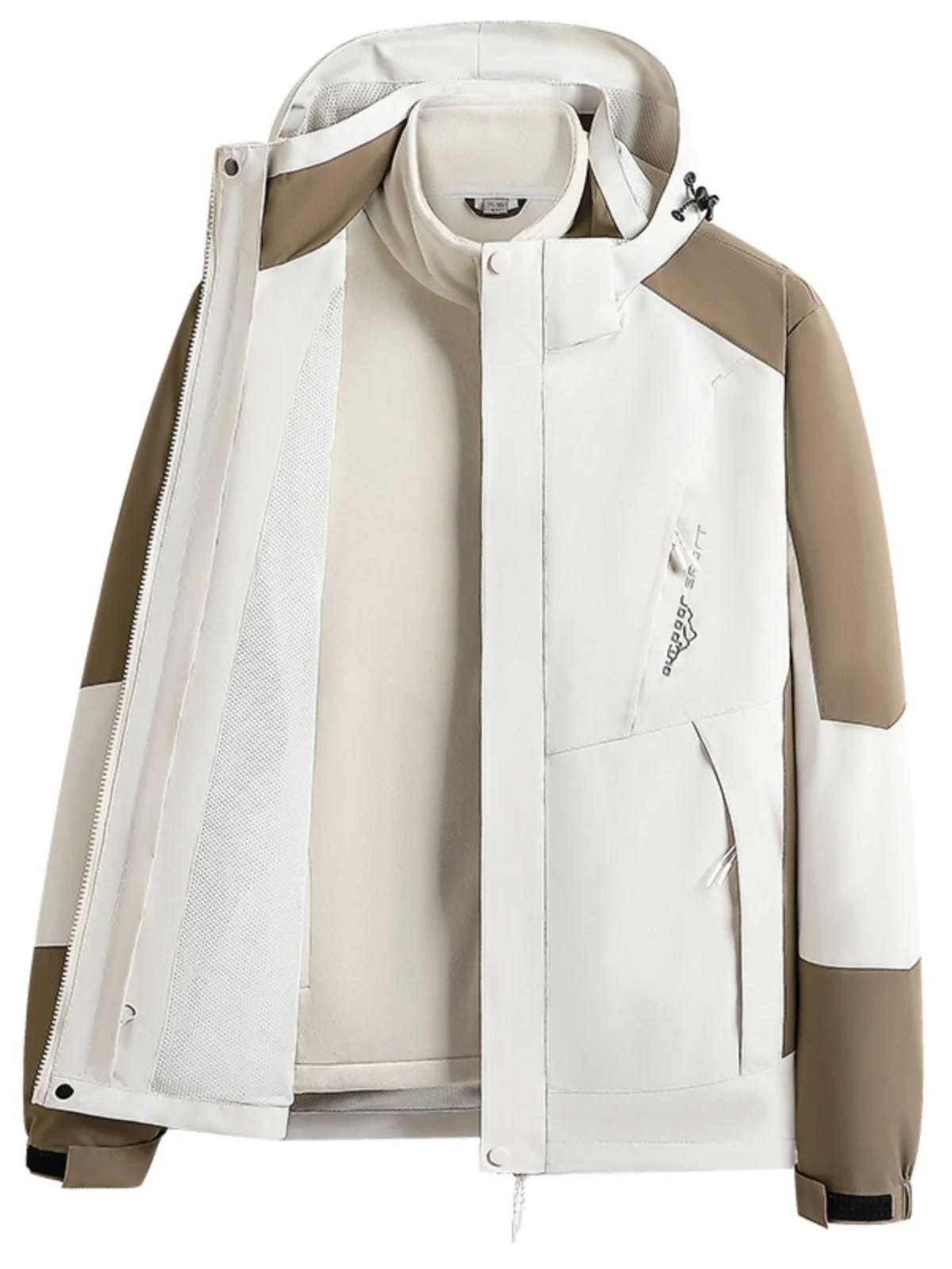 Уличная мужская куртка верхняя одежда съемный водонепроницаемый ветрозащитный