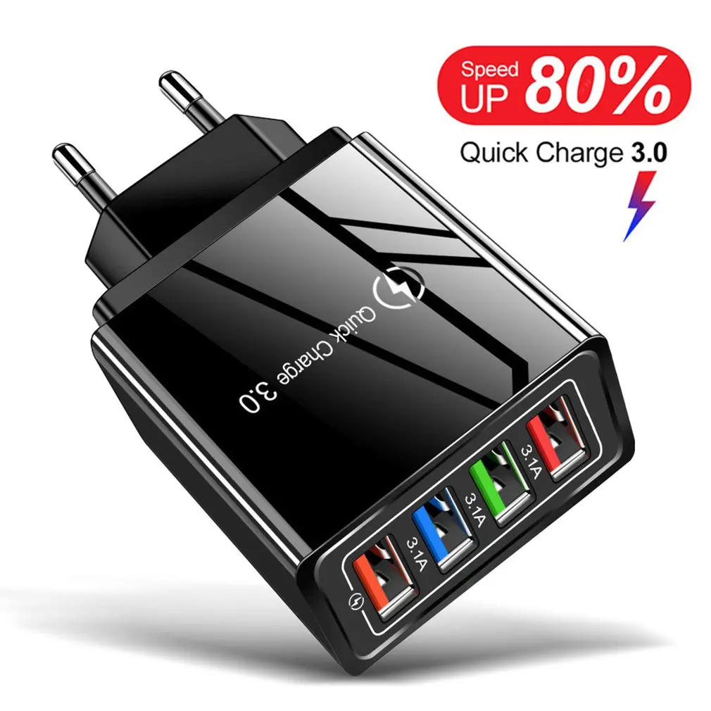 

Устройство зарядное сетевое с USB-портом и евровилкой, 3,0 дюйма