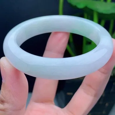 Натуральный браслет из Мьянманского нефрита 54 мм-62 мм изысканный принцессы для