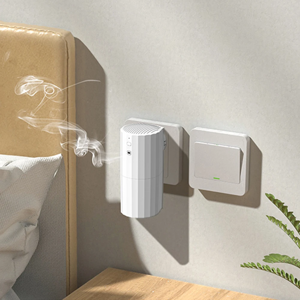 

Electric Room Fragrance Essential Oil Scent Smell Device Waterless Air Freshener Flavoring Wall Plug in Aroma Diffuser for Home