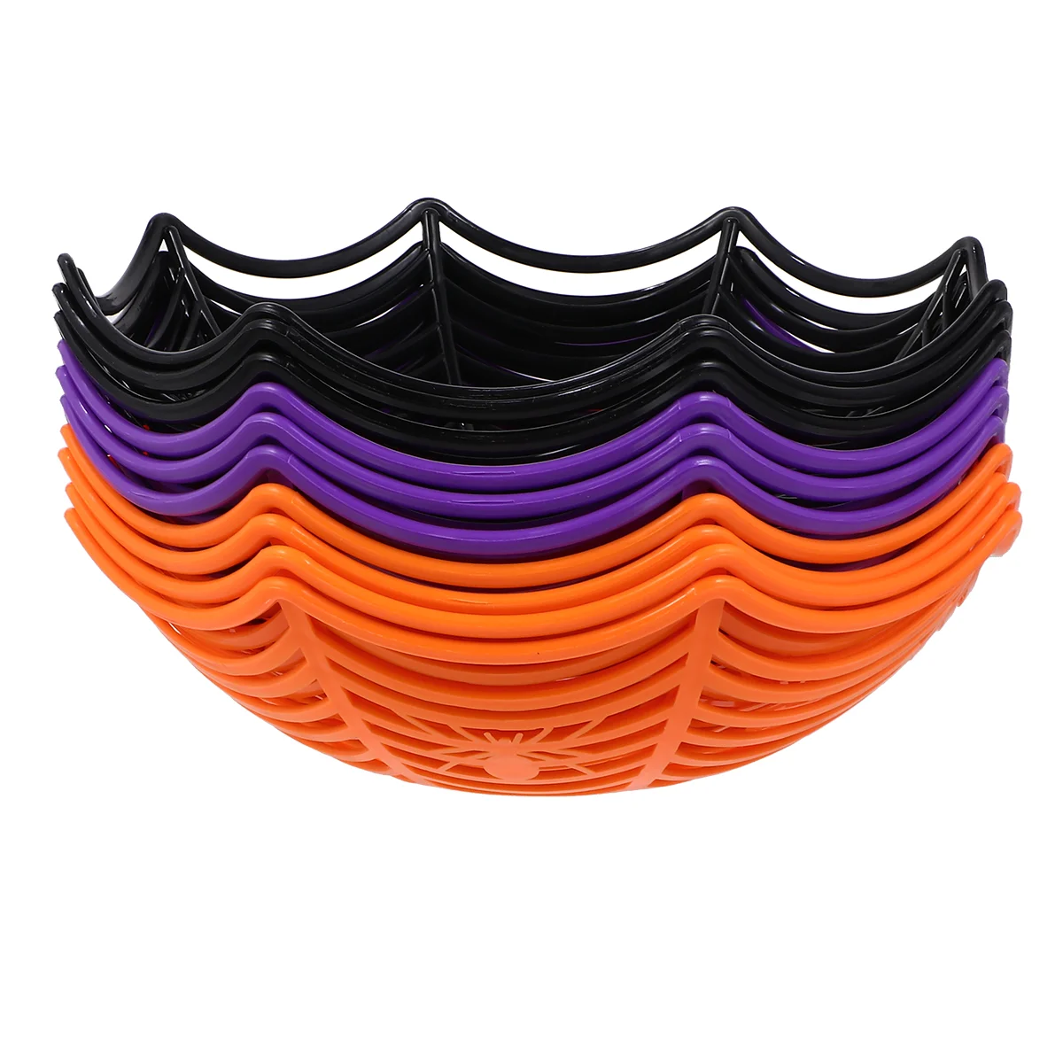 

10Pcs Parties Basket Basket Fruit Platter Crawfish Basket Tabletop Serving Tray Snacks Baskets