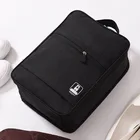 2021, черный, серый цвет, искусственная кожа, для путешествий, водонепроницаемый органайзер для хранения, модный чемодан, женская сумка для хранения обуви