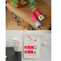 4pcs leather cable winder new cute combination cord manager smile expression earphone elastic band cable winder