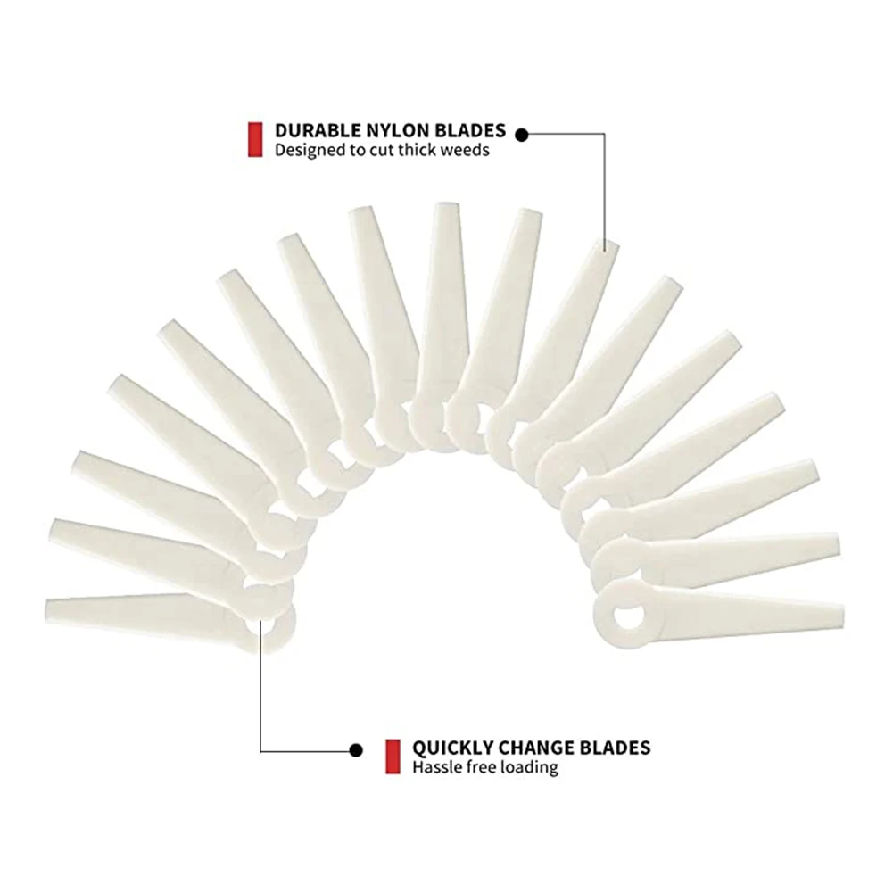 

3pcs Plastic Blades For Stihl For Trimmer Polycut POLY CUT For Hoffco Slasher Heads 6-3 20-3 10-3 41-3 Lawn Mower Garden Tool