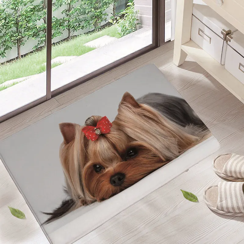 

Living Room Dust Mat Home Decor Door Mat For Entrance Door Character Cute Dog Animal Pattern Rug