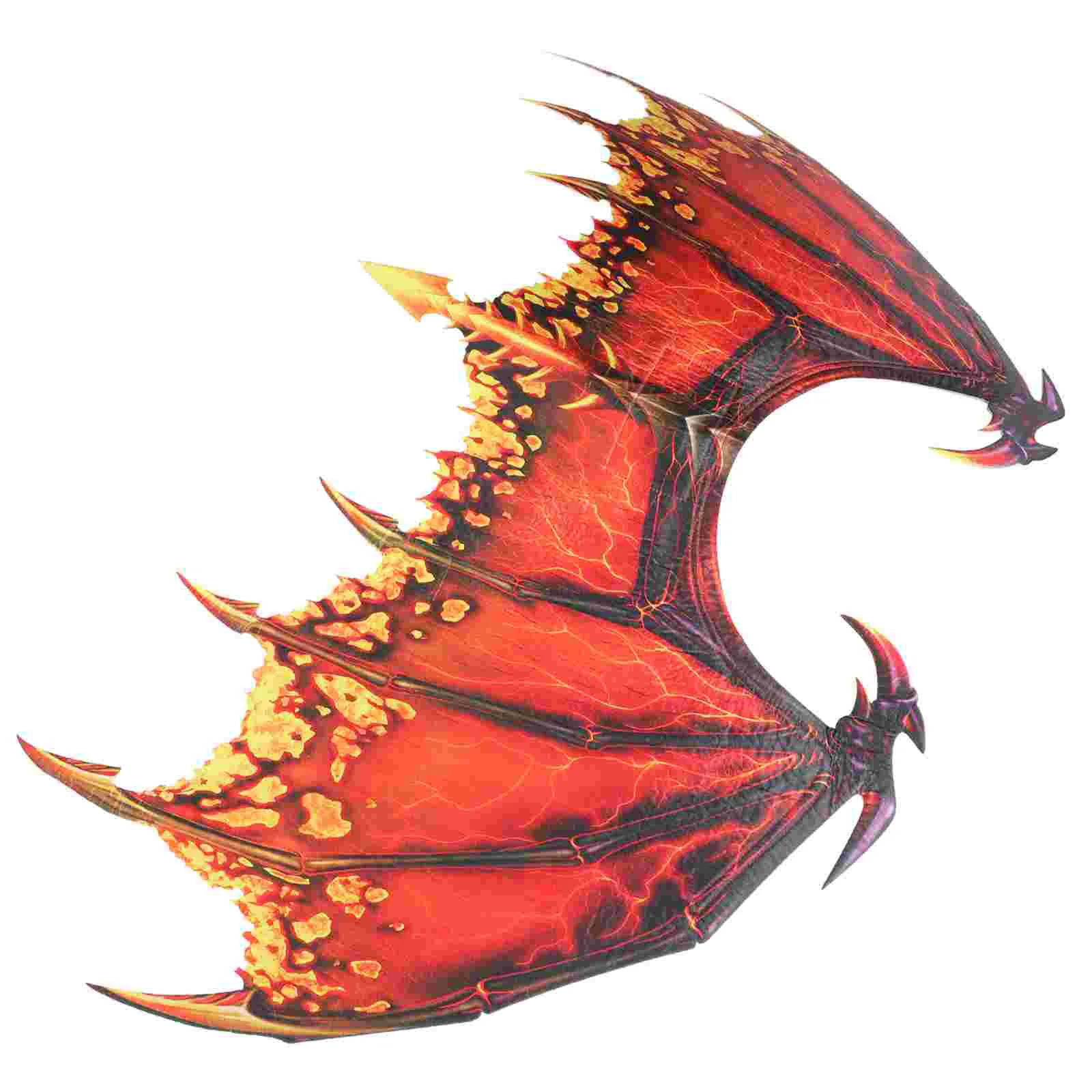 

Halloween Cosplay Party Props Non-woven Dragon Wings Creative Performance Cosplay Wings for Adults (Red) Angel