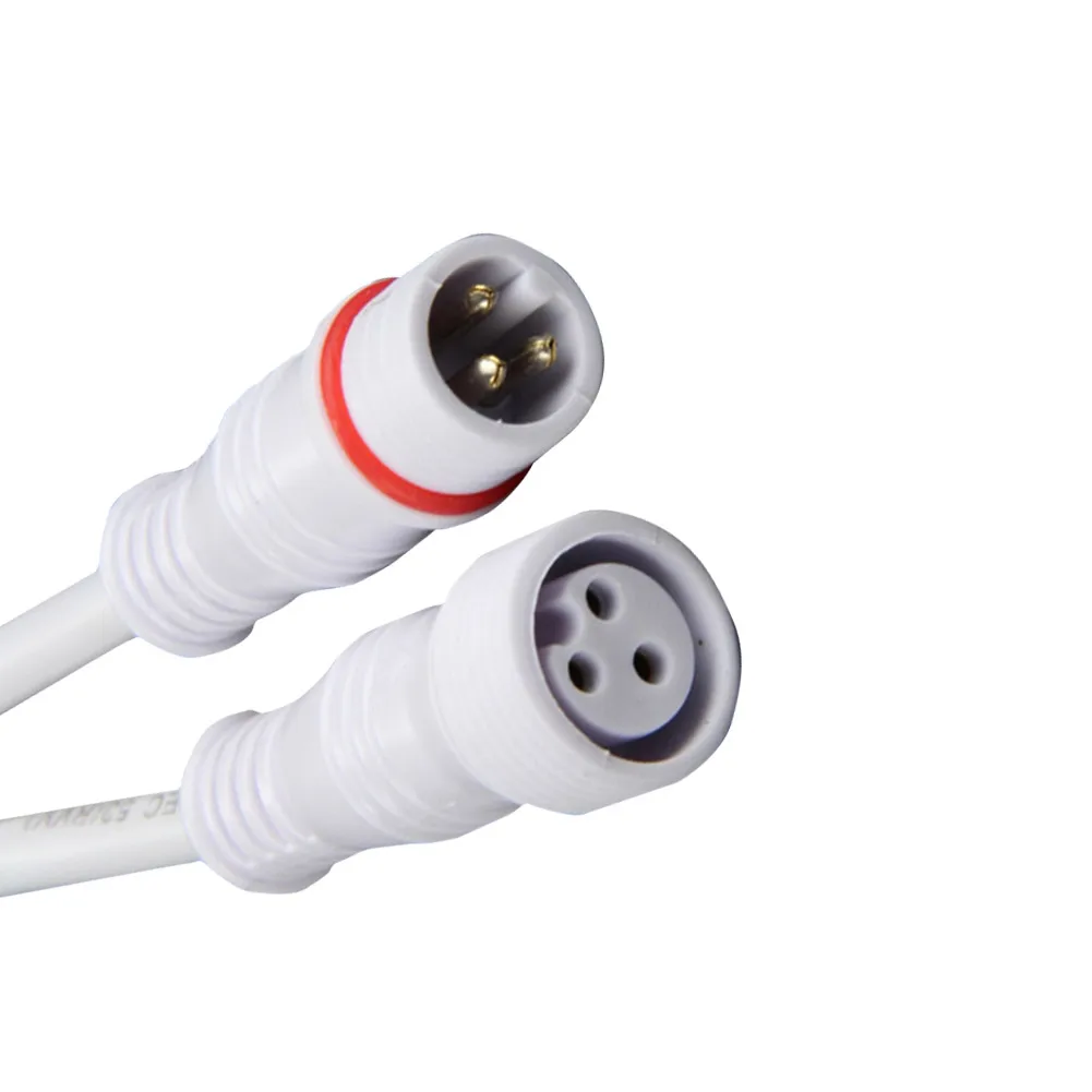 

5Pairs 2/3-Pin 22AWG Wire LED Male And Female Light Bar Connector IP65 Waterproof UL94V-0 Electrical Equipment