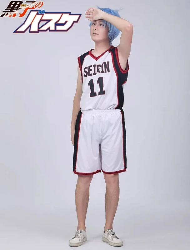 Фото Аниме Косплей Kuroko no Basket Basuke Uniform SEIRIN Basketball 10 11 Кагами Тайга Джерси Комплект Спортивная одежда Футболка Шорты 2025 №5