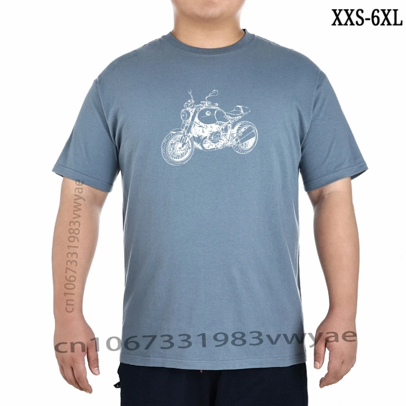 

Модная футболка RnineT с гравировкой R nineT, мотоциклетная футболка для ралли R nine T Motorrad Fahrer