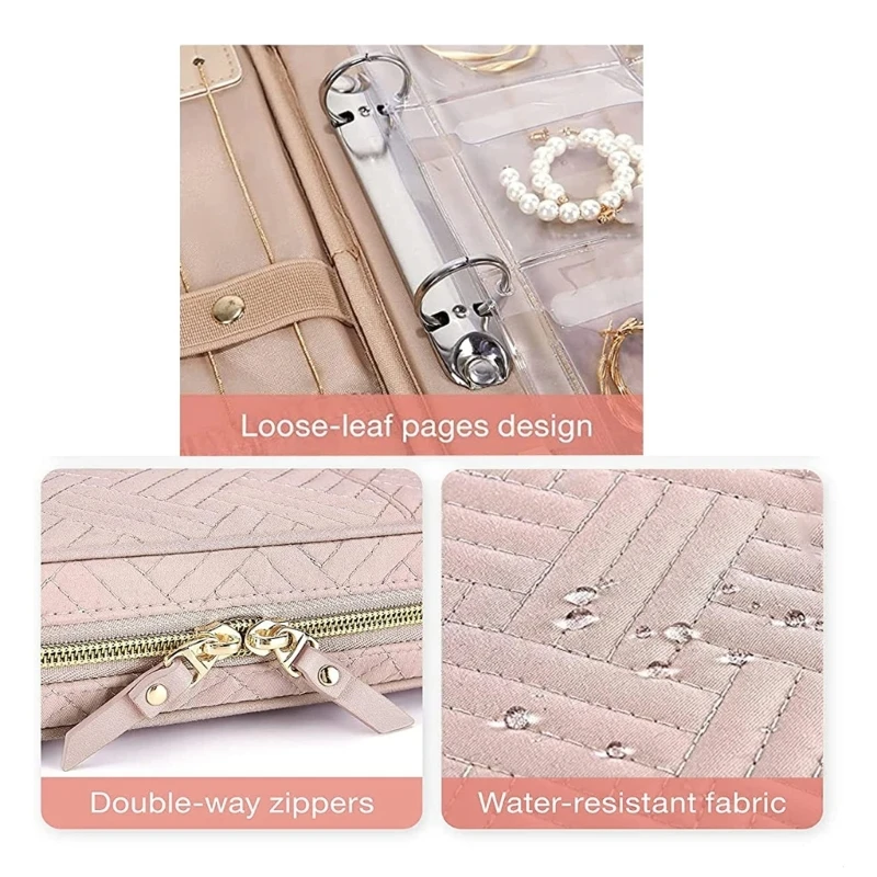 

Earring Organizer Travel Jewelry-Case Container Transparent Jewelry Storage