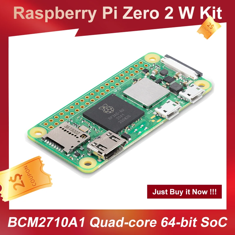 Raspberry Pi Zero 2  Broadcom BCM2710A1  64- SoC 2, 4  IEEE   Bluetooth 4, 2   Pi Zero 2 