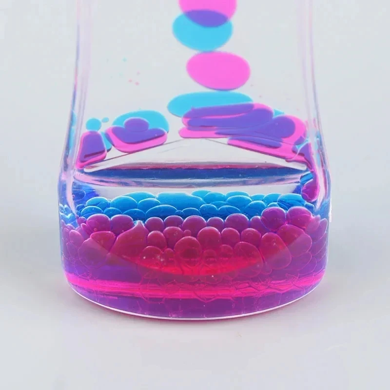 Барботер с жидким движением таймер набор настольных красочных песочных часов