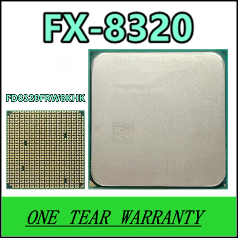 

FX-8320 FX 8320 FX8320 3.5 GHz Eight-Core CPU Processor FD8320FRW8KHK Socket AM3 +