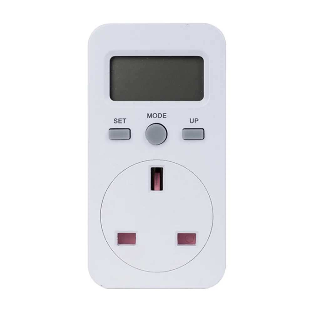 

Digital Wattmeter LCD Energy Monitor Power Meter Electricity Electric Meter Usage Monitoring Socket UK Plug