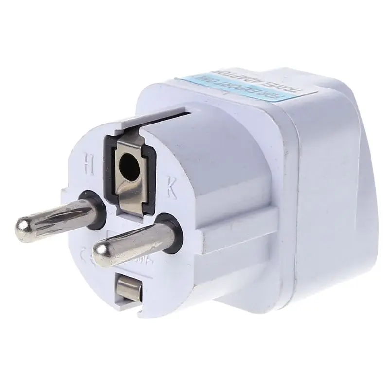 

Universal US AU UK to EU Socket Plug Power Travel Adapter Converter