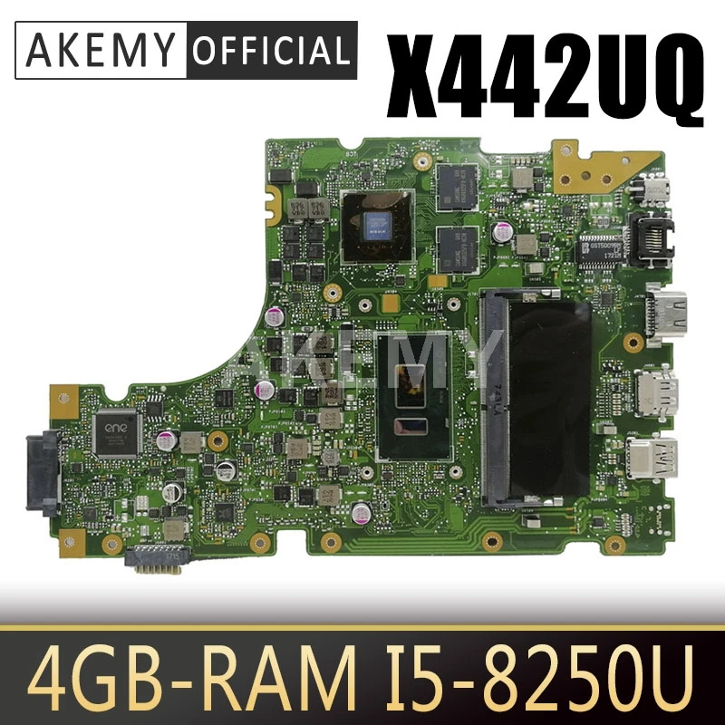 

Laptop motherboard for ASUS VivoBook 14 X442UQR R419U X442UN X442UR X442UNR X442UQ original mainboard GT940MX 4GB-RAM I5-8250U