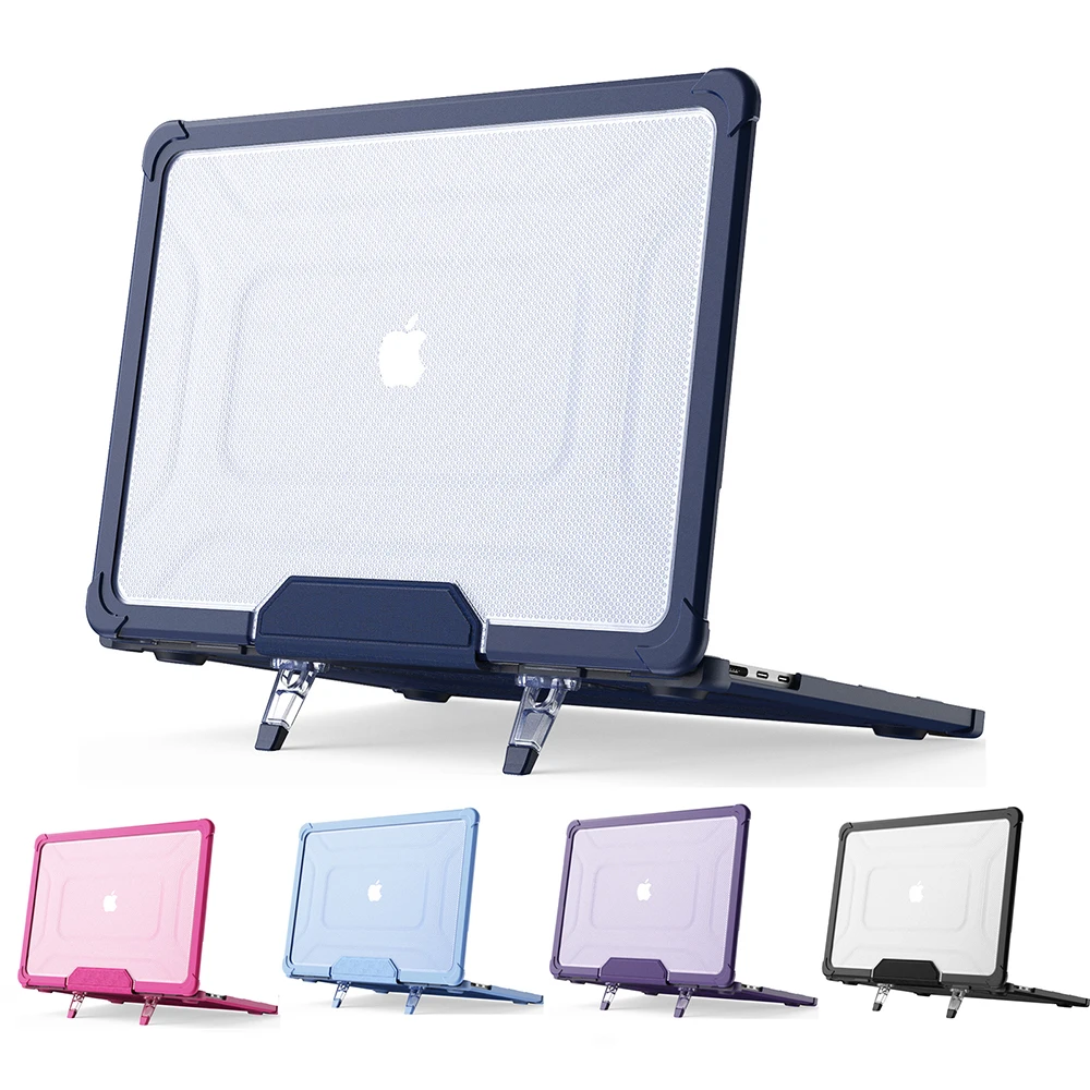 

Складной чехол с подставкой для MacBook Air13.6 2022 M2 A2681, сверхпрочный противоударный чехол, полноразмерный защитный чехол с точными вырезами