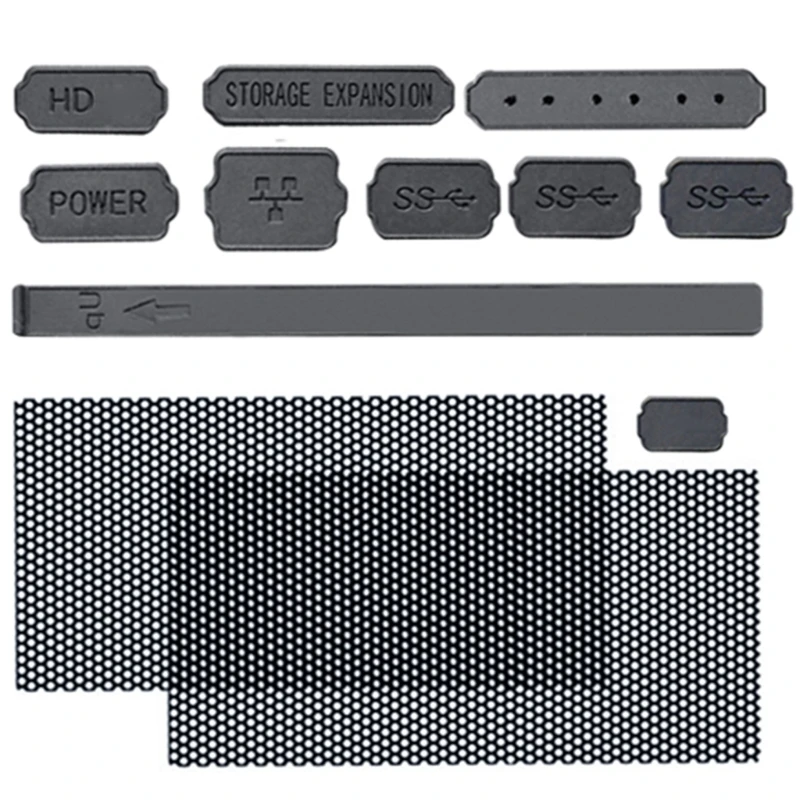 

P9YE Upgraded Host Dust Proof Cover Mesh Filter Stopper for Box Series