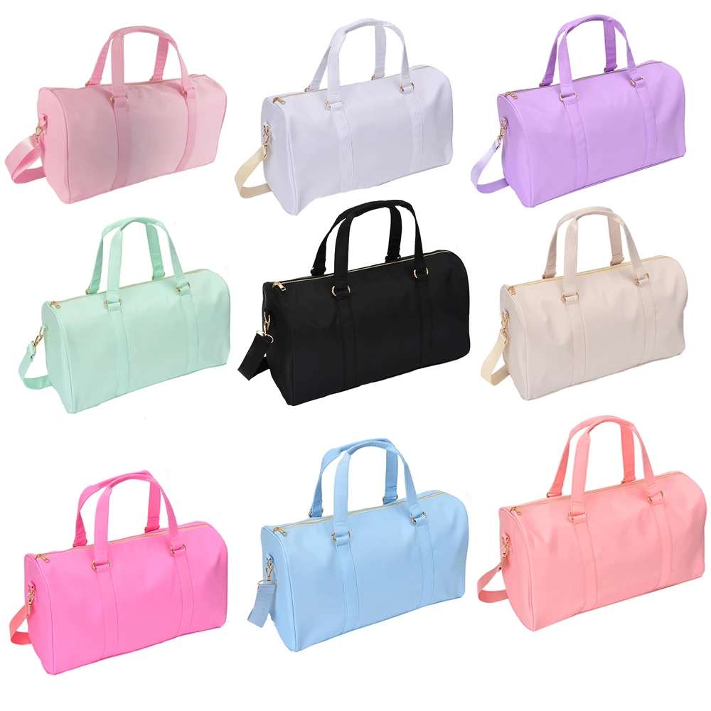 Large Capacity Travel Bag Nylon Pink Waterproof Fashion Sport Bags Shoulder Messenger Bag High Quality Handbag Travel Organizer