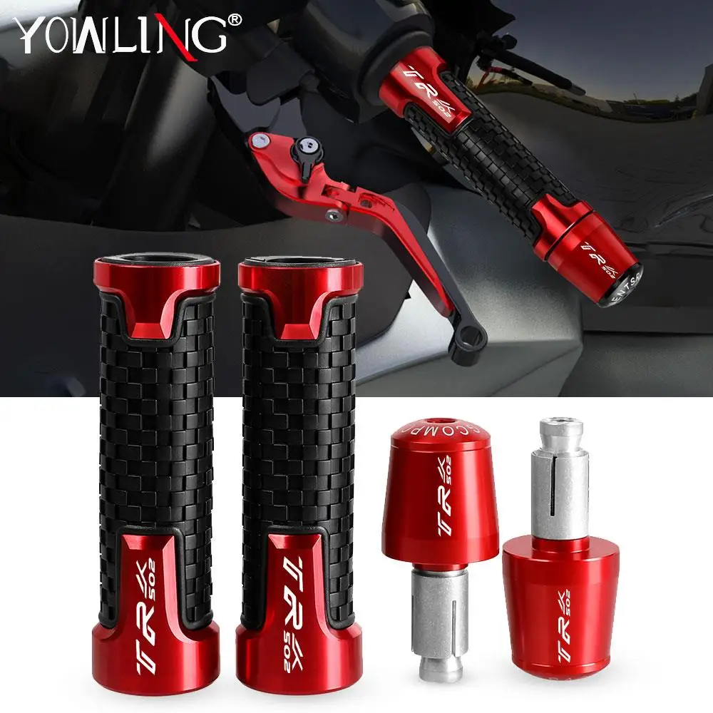 

CNC Handlebar Rubber Gel Hand Grips Brake Hands FOR Benelli TRK502 2018 2019 2020 2021 2022 TRK50X Handle bar Grip Ends