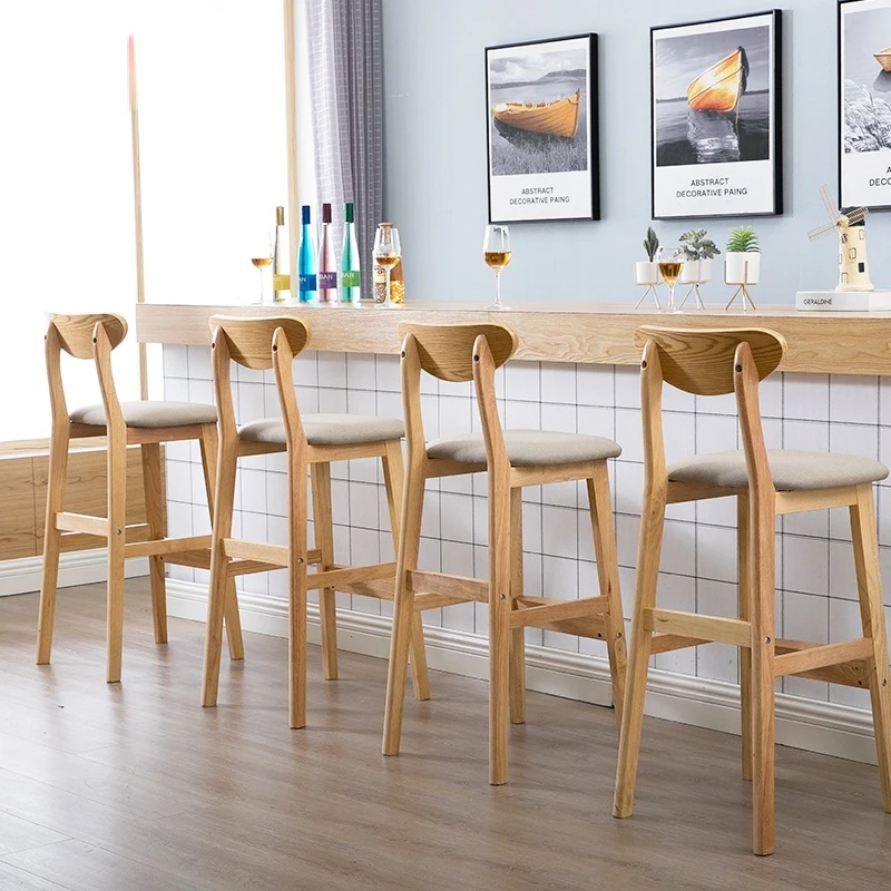 Modern Simple Bar Tools For Kitchen Household Nordic Antique Dining Chair