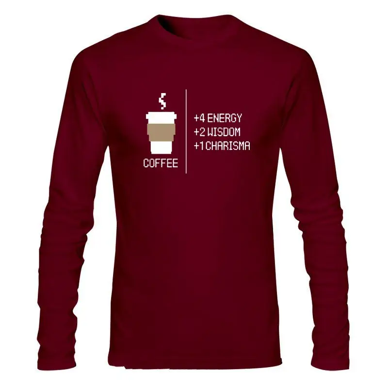 

Man Clothing New 8 Bit Coffee - Mens T-Shirt - Pixel Retro - Nerdy - Geeky RPG - 10 Colours Print T Shirt Mens Short Sleeve Hot