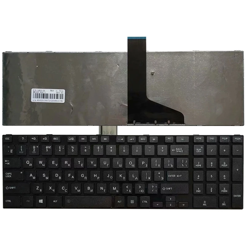 

Новая русская клавиатура для TOSHIBA C850 C855D C855 C870 C870D C875 L875 L850 L850D L855 L855D L870 L950 L950D L955 L955D RU, Черная