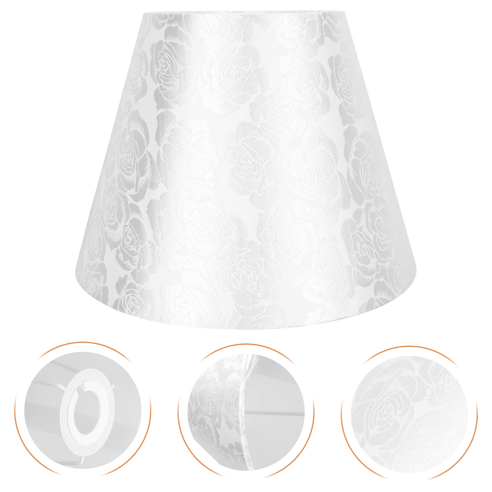 Simple Cloth Lampshade Table Lamp Lampshade Light Cover Simple Chic Lampshade