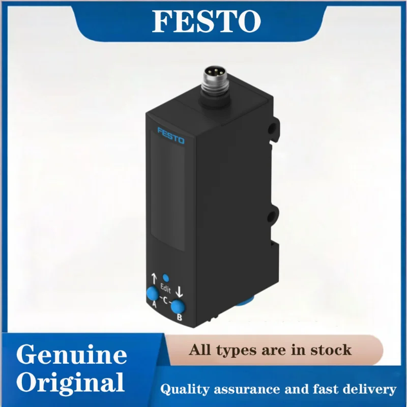 Фото Компактный пьезорезистивный датчик давления FESTO 540207-SDE3-D10S-B-HQ4-2P-M8 Пневматические компоненты, подходящие для пневматических систем №1