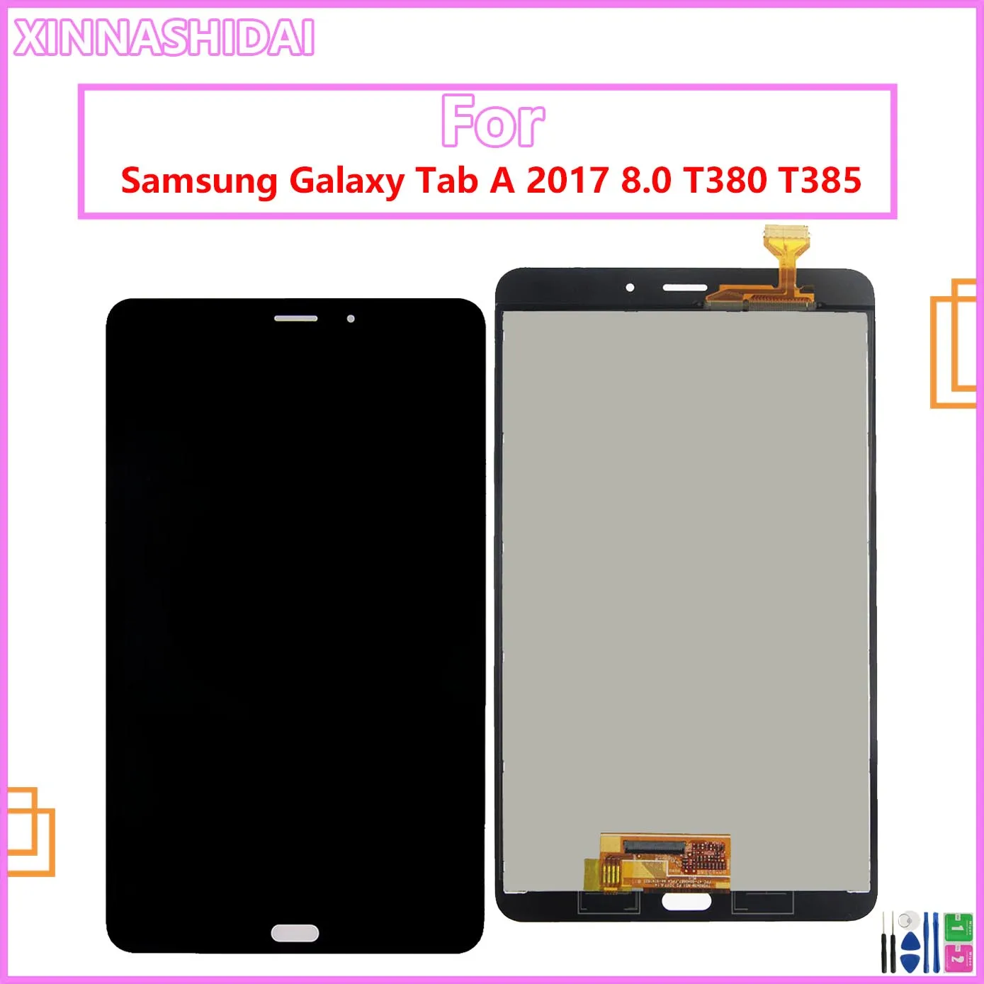 

For Samsung SM-T380 SM-T385 For Samsung Galaxy SM-T380 SM-T385 T380 T385 Touch Screen Digitizer LCD Display Assembly Replacement