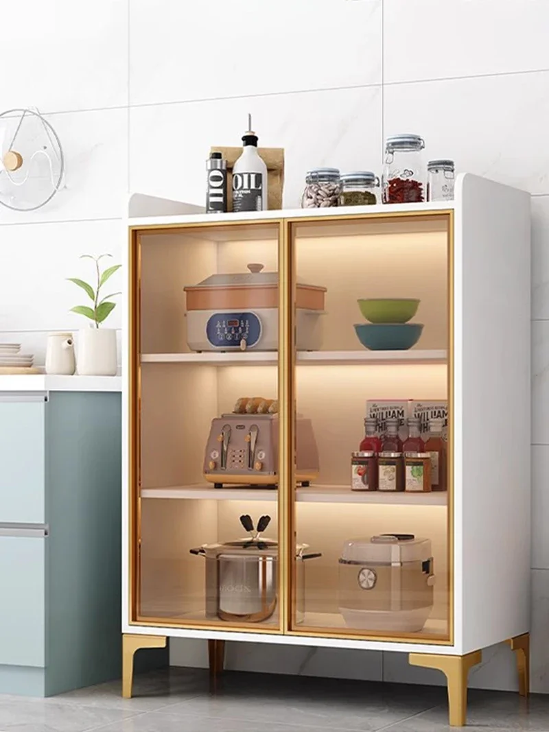 Роскошный дизайнерский винный шкаф стеклянная дверь буфет приборы для хранения