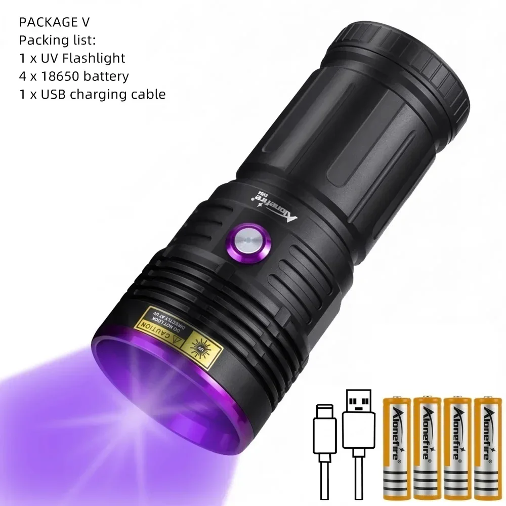 Alonefire SV84 УФ-фонарик 365 нм