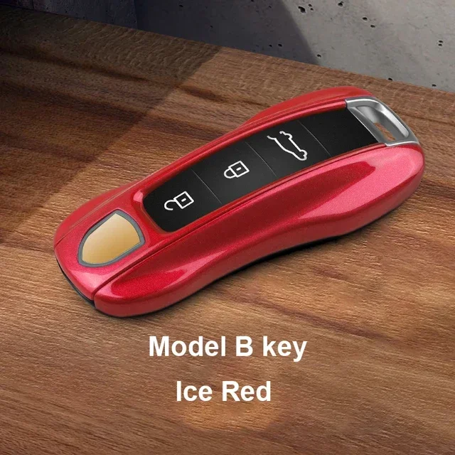 

Сплошной цвет ABS чехол для автомобильных ключей аксессуары для Porsche Panamera 2017 Cayenne 2018 2019 911 2020 2021 2022 2023 2024 Taycan