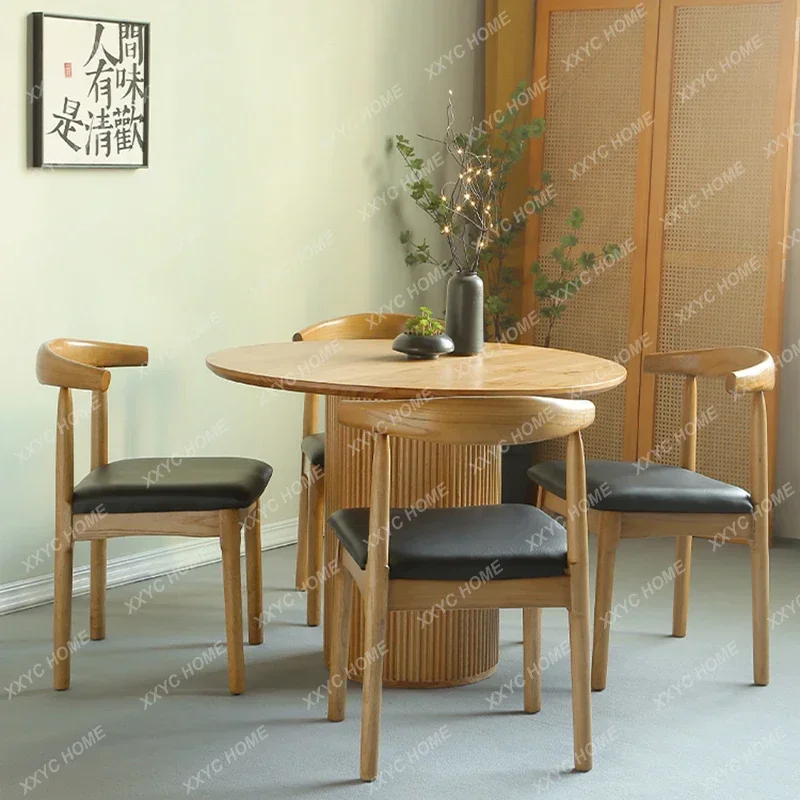 Круглый обеденный стол для игр ресторана современный бар журнальные столы