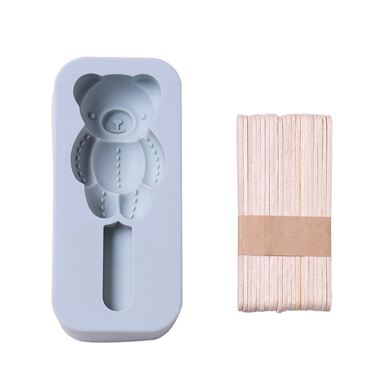 Форма для мороженого в форме кролика/медведя форма кухонные приспособления