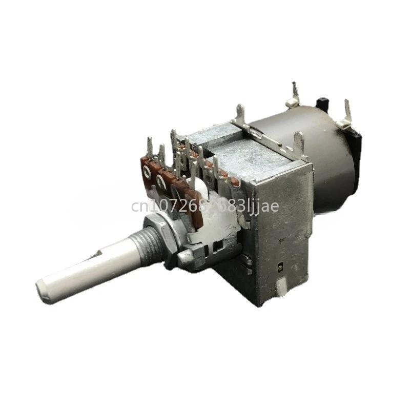 Длина 25 мм f переключатель B30KBX2 30KBX2 16 двойной потенциометр с мотором 30k B30K Tap 8 Ручка