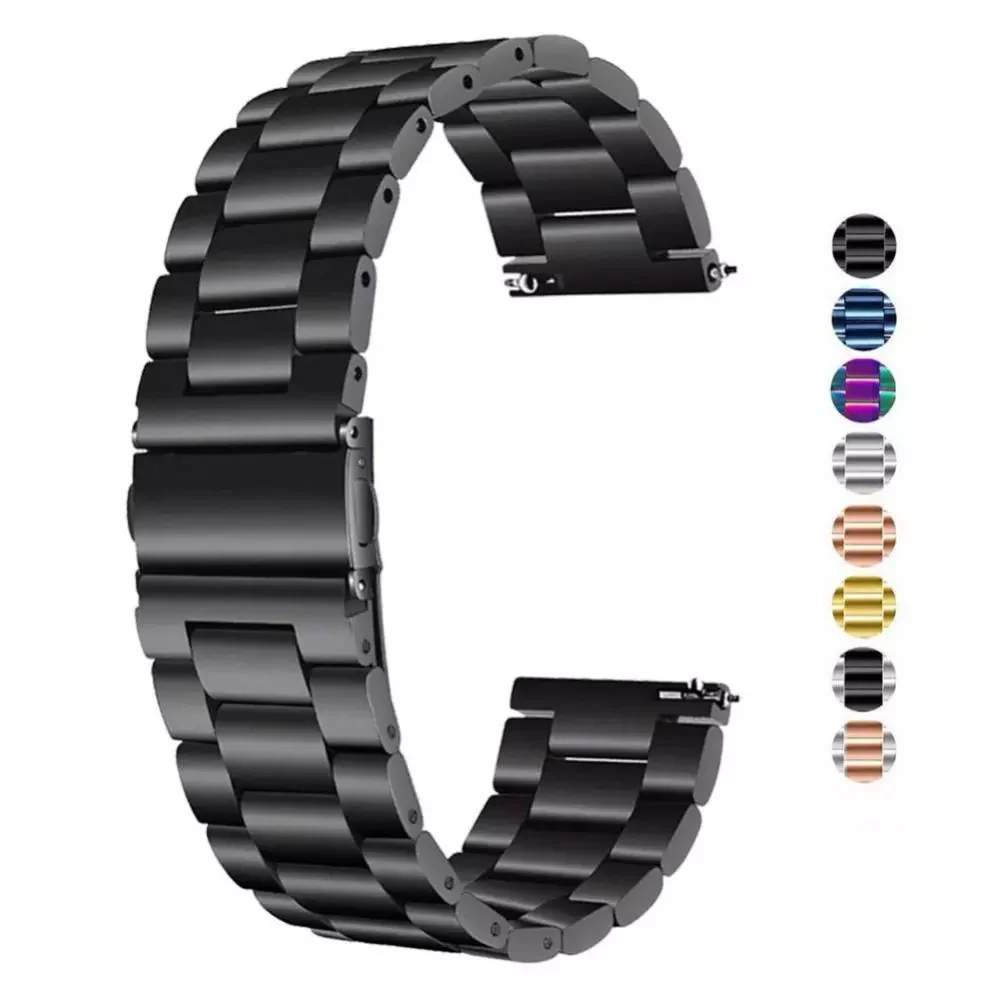 

Smart Watch Strap Solid Stainless Steel Metal Disassemble Smart Watch Band Bracelet For Men Women 22mm Universal Interface Strap