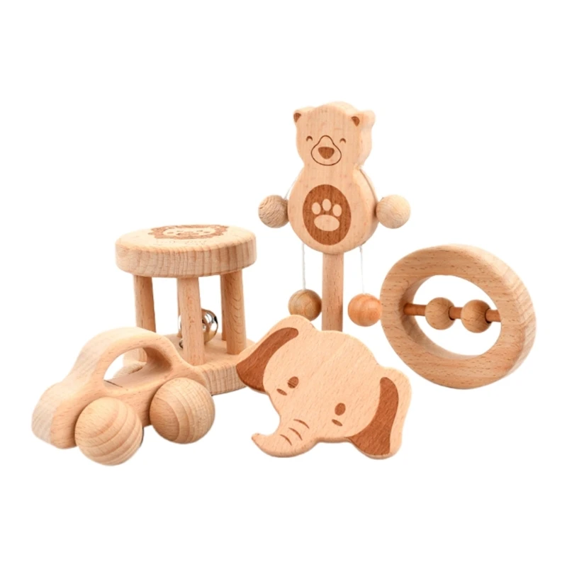 

5 Pieces Baby Teething Toy Set Teether for Infants Babies & Toddlers Newborn Teether