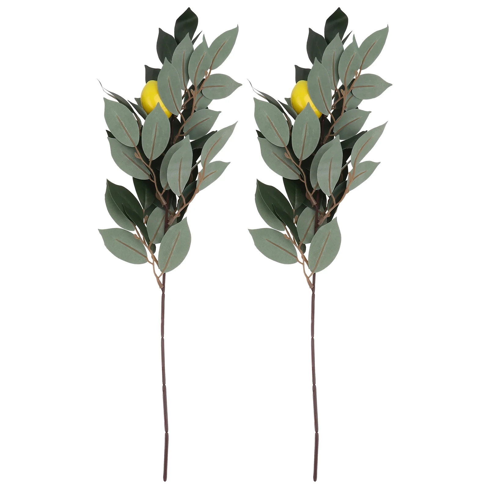 

2pcs Decorative Plant Plastic Green Plant Lifelike Plant Plant Decor for Party Bar Room Home