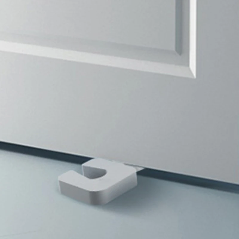 

4Pcs/set Door White Plastic Door Stops Non-Slip Door Buffers for Office Home Baby Safe Floor Door Stopper Baby Care