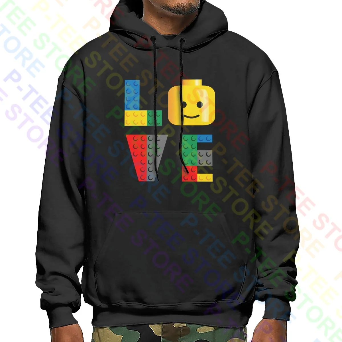 Legos Love пародия качества Oldskool худи толстовки Новый дизайн натуральный горячая