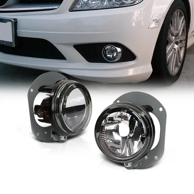 Фото 1 пара сменных противотуманных фар бампера для Mercedes Benz W204 W216 R230 W164 W251 AMG 2048202156 2048202256 №3