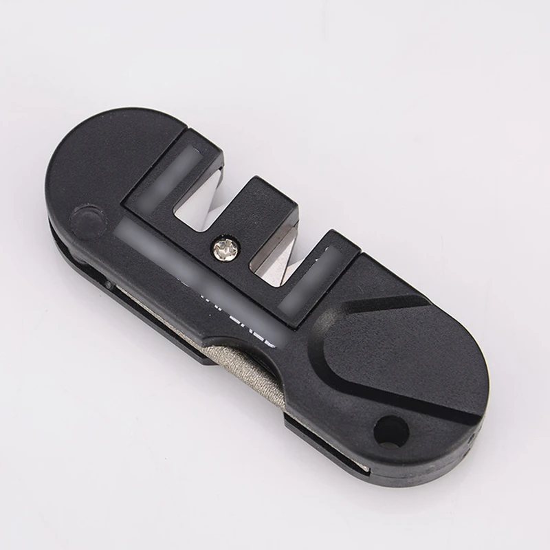 

1pcs Portable EDC Knife Sharpener System Outdoor Knife Multipurpose Whetstone Tungsten Steel Sharpener Professional Tool