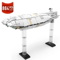 moc space war gr 75 rebel army transport spaceship building blocks set airship battleship model assembled toys for children gift
