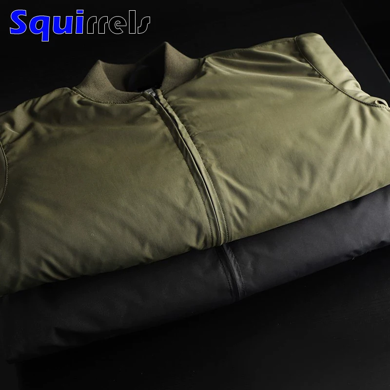 

Мужская теплая куртка на осень и зиму с Бейсбольным воротником, уличная ветрозащитная Водонепроницаемая Повседневная модная мужская одежд...