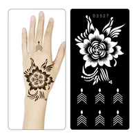 back hand tattoo template hollow reusable waterproof sweat resistant long lasting tattoo template