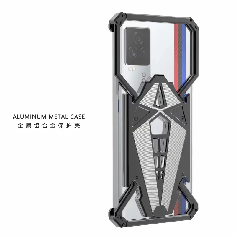 

Luxury Shockproof Aluminum Metal Armor Phone Case For Vivo Iqoo 7 5 Iqoo7 Iqoo5 Aluminium Bumper Case Metal Frame Cover