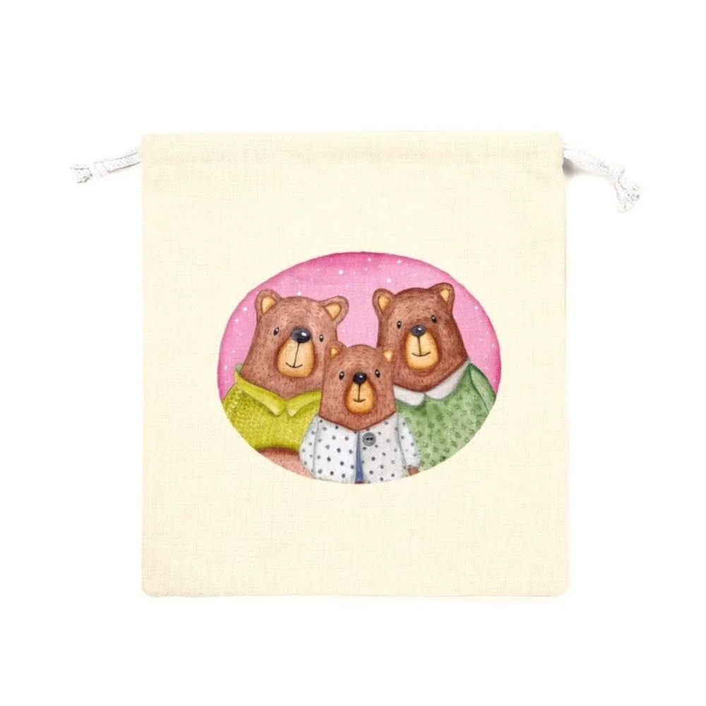 20-шт женская дорожная сумка на заказ портативный маленький плюшевый мишка