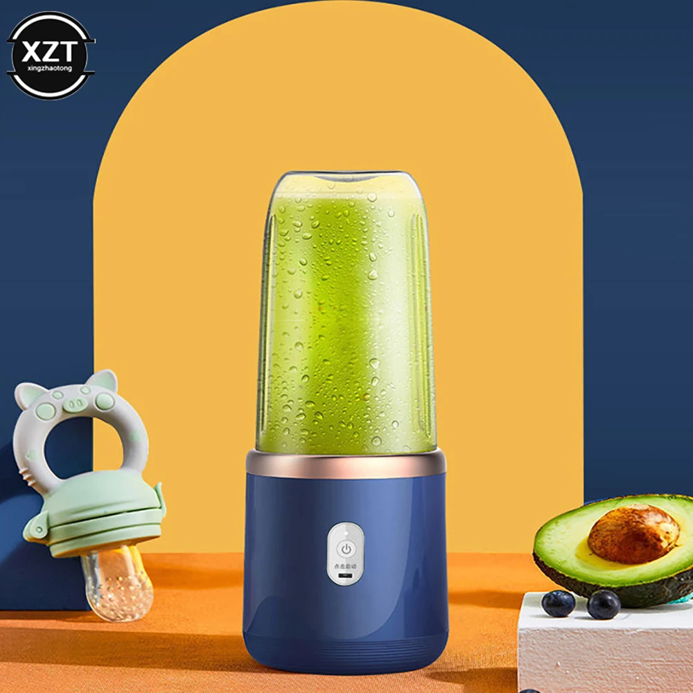 

Mini Electric Fruit Juicer 400Ml USB Charging Portable Lemon Fruit Juicing Cup Smoothie Blender Machine Kitchen Appliance